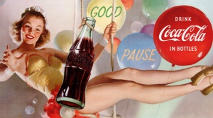 Gil Elvgren Pin-up Coca-Cola