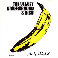 Portada del primer trabajo de la Velvet Underground "Velvet Underground and Nico"